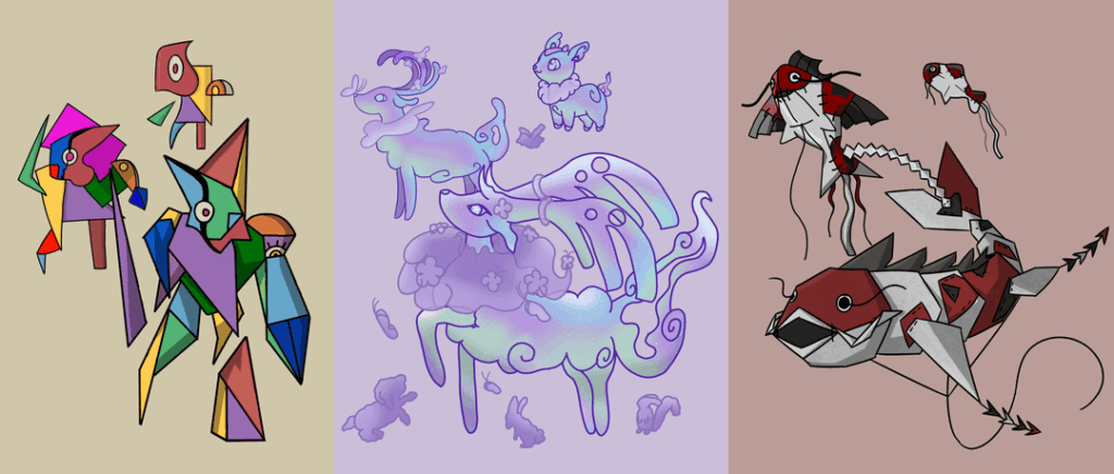 Friends evolve fakemon with types that don’t exist!