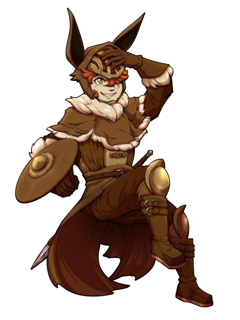 (OC) Eevee Squire, Gijinka inspired by Eevee made by Me