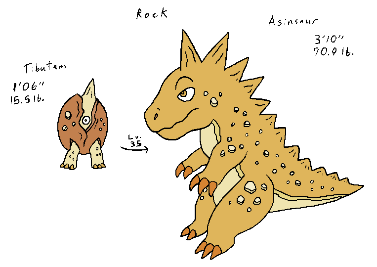 Fakemon based on asin tibuok a.k.a. dinosaur egg salt