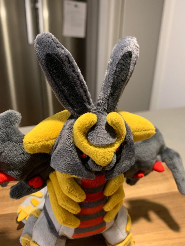I made giratina a bunny hat