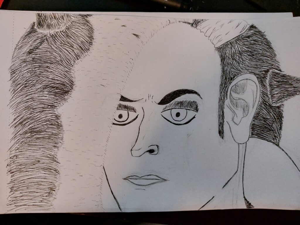 Inktober prompt was "Pierce" so I gave it a shot