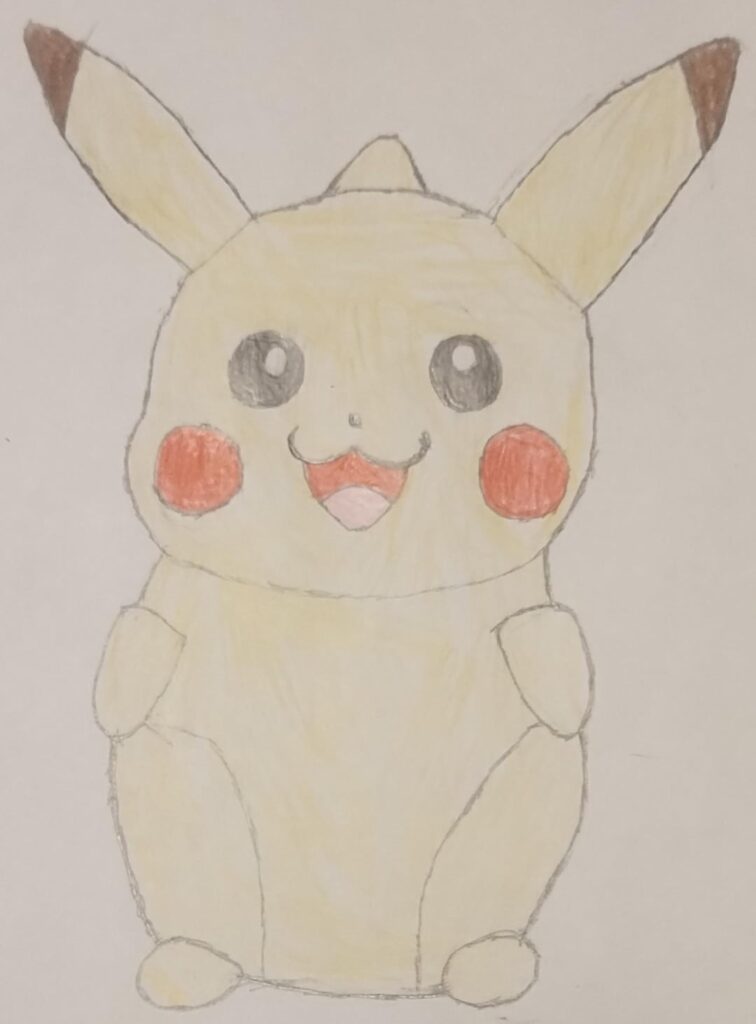 Drawings of my Pokémon plushes
