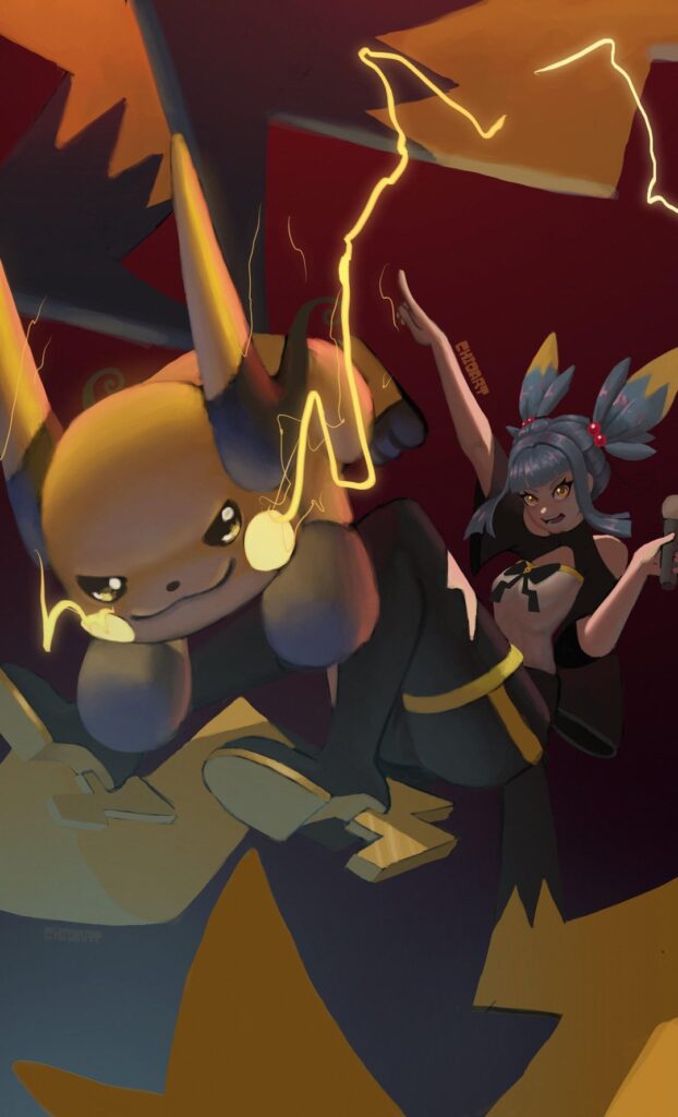 I Created a Character pokemon trainer for Mega Raichu X! [OC]