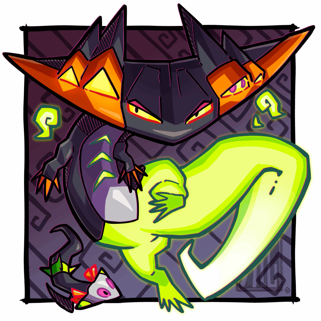 Halloween Ghost Types; Day 6: Dragapult! [OC]