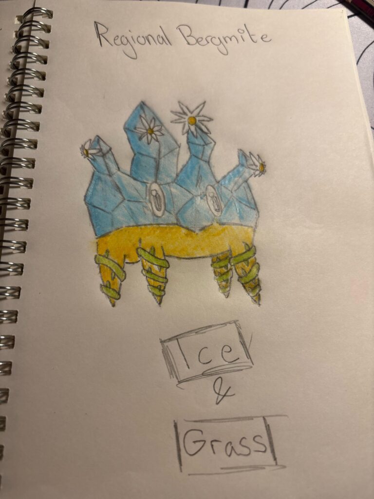 Regiona Bergmite! based on flowers growing in antarctica