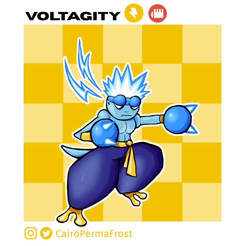 Voltagity - Fighting lizard pokemon