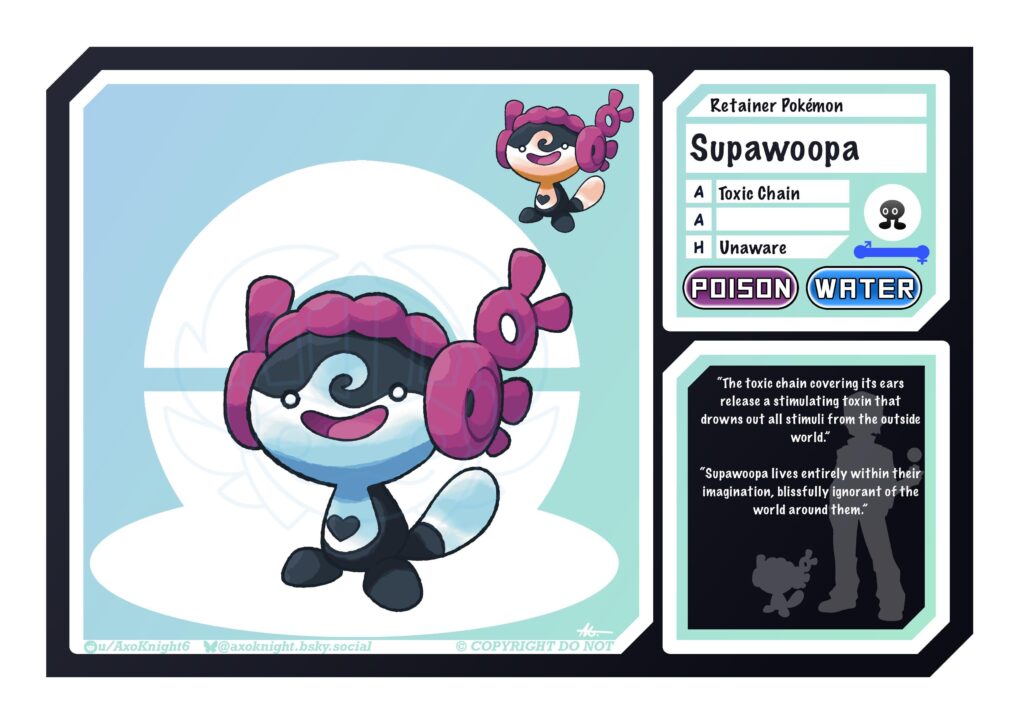 A new member of the unloyal three? Well that’s just Supawoopa!