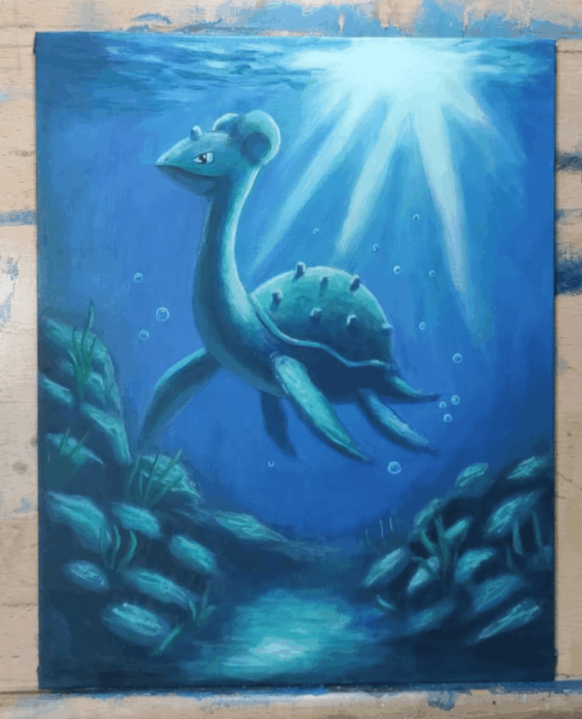 My first post here, the last painting I did