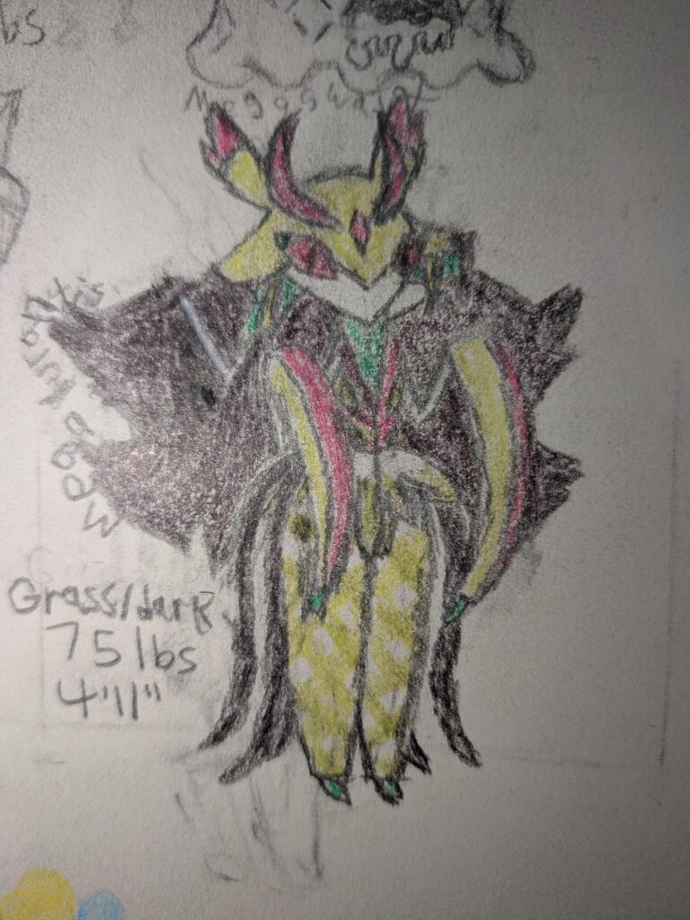 Creating a mega evolution every day until Pokemon legends z-a comes out - Day 11: Mega lurantis