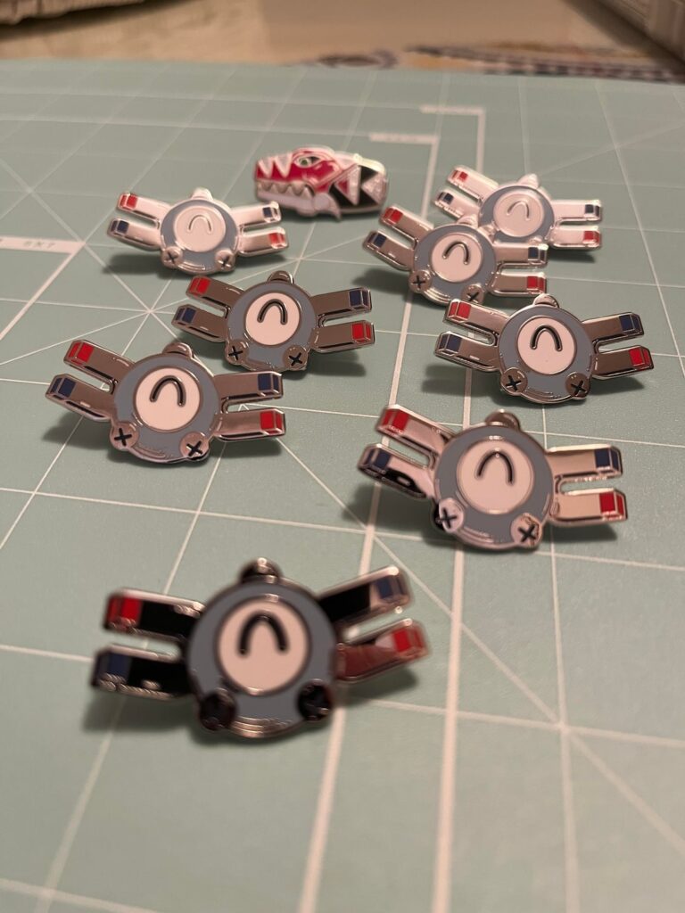 magnemite pins! also some other stuff :))