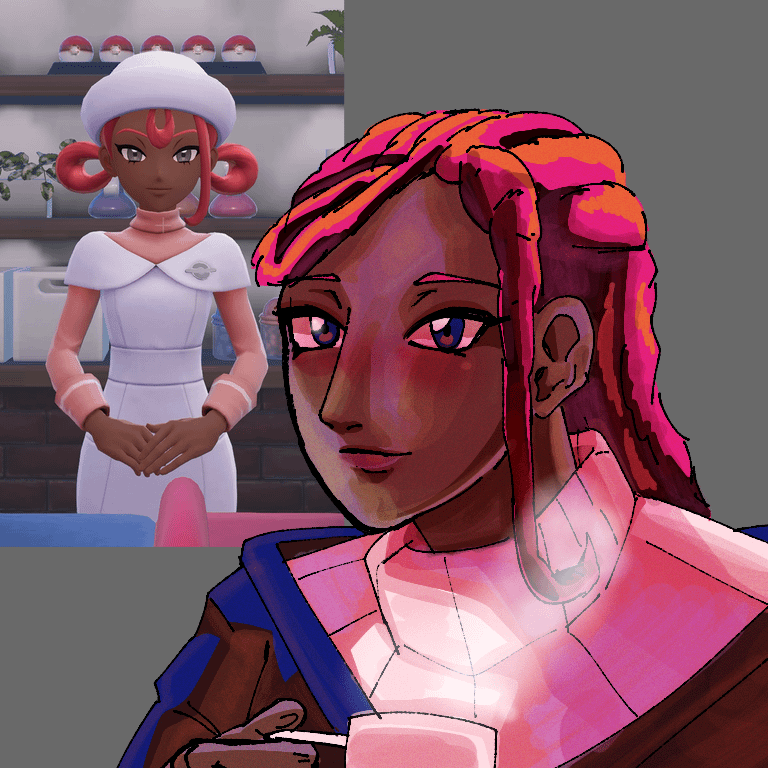 The new Pokemon Center nurse is so pretty