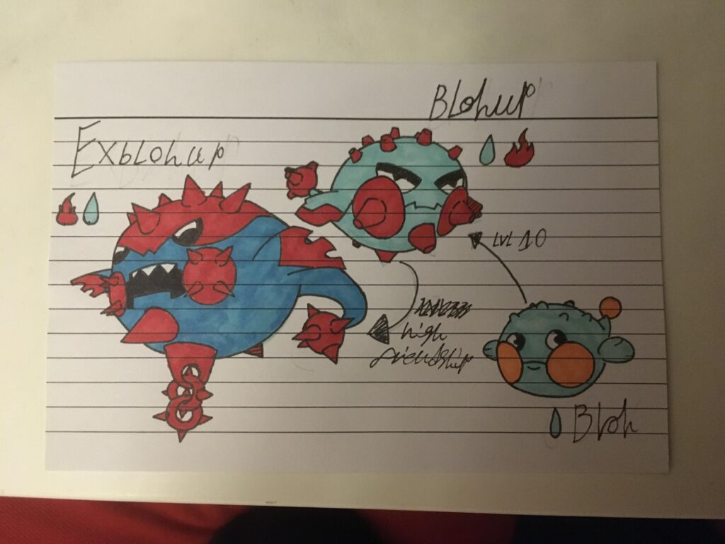 Qwilfish was kinda boring and Overqwil is only a regional variant, so I made a new pufferfish Pokémon