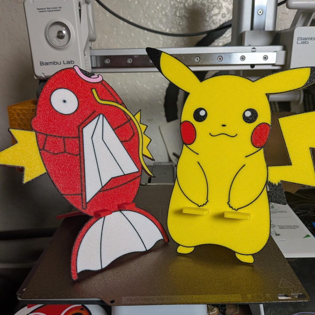 Pokemon phone stands I've made so far