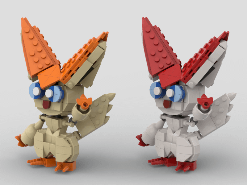 [OC] I made Victini out of LEGO