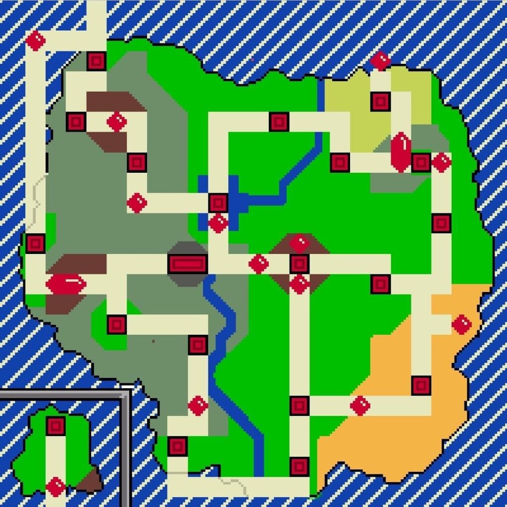 Redrew a Fortnite map in the Gen 2 map style