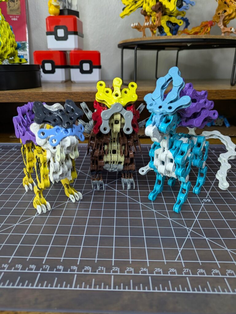 [OC] Since so many of you liked the Legendary Birds - Here are the Legendary Beasts! ⛓️