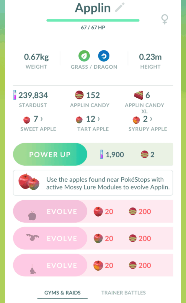 Applin's evolution requirements are insane!