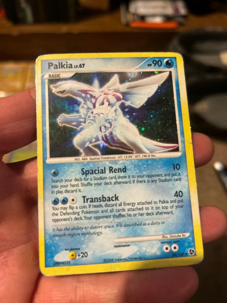 Palkia ! What a shame . Still a keeper and a memory !