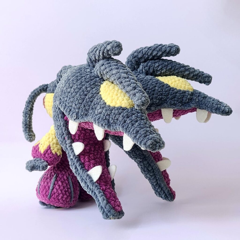 I crocheted Mega Mawile!