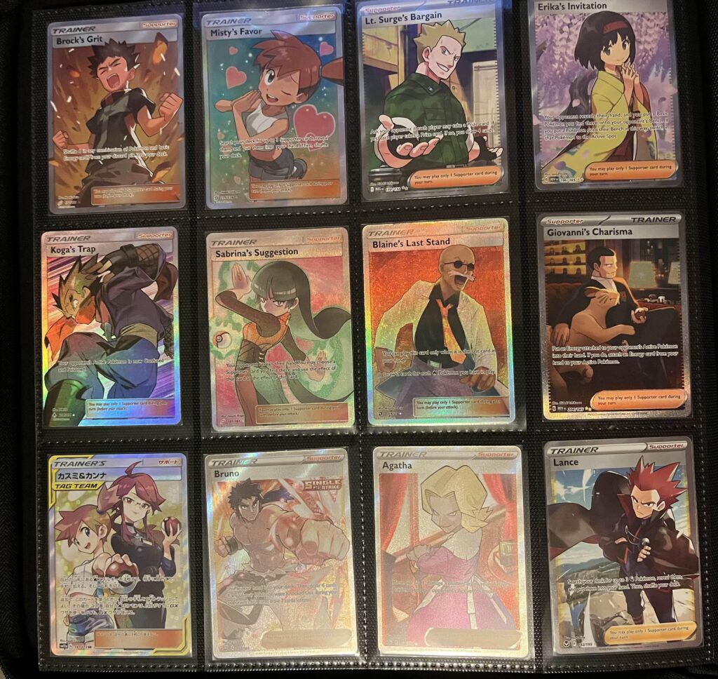 Now that Lt.Surge finally got a proper card, I've been able to finish my Kanto gym leaders page