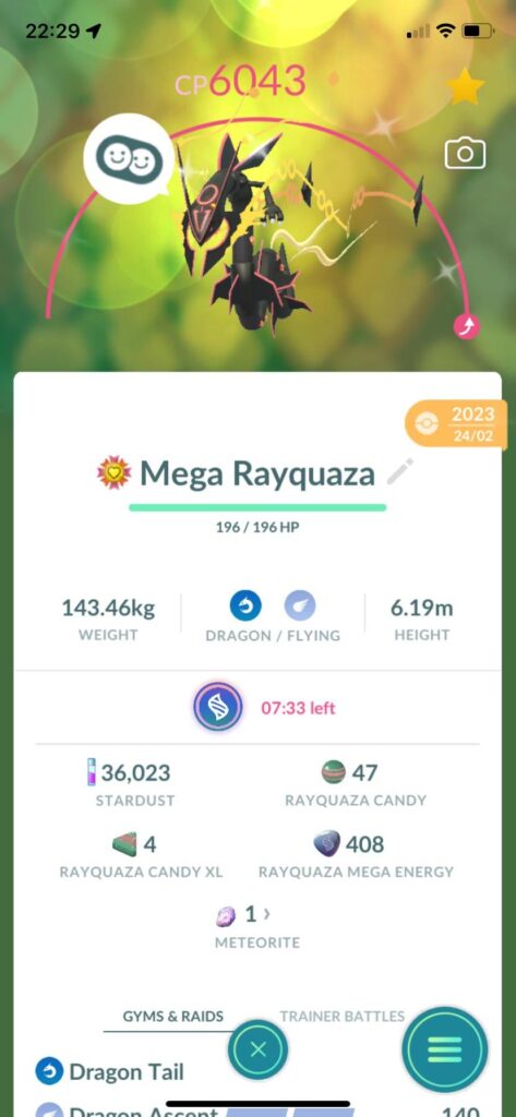 My 100% IV shiny Rayquaza