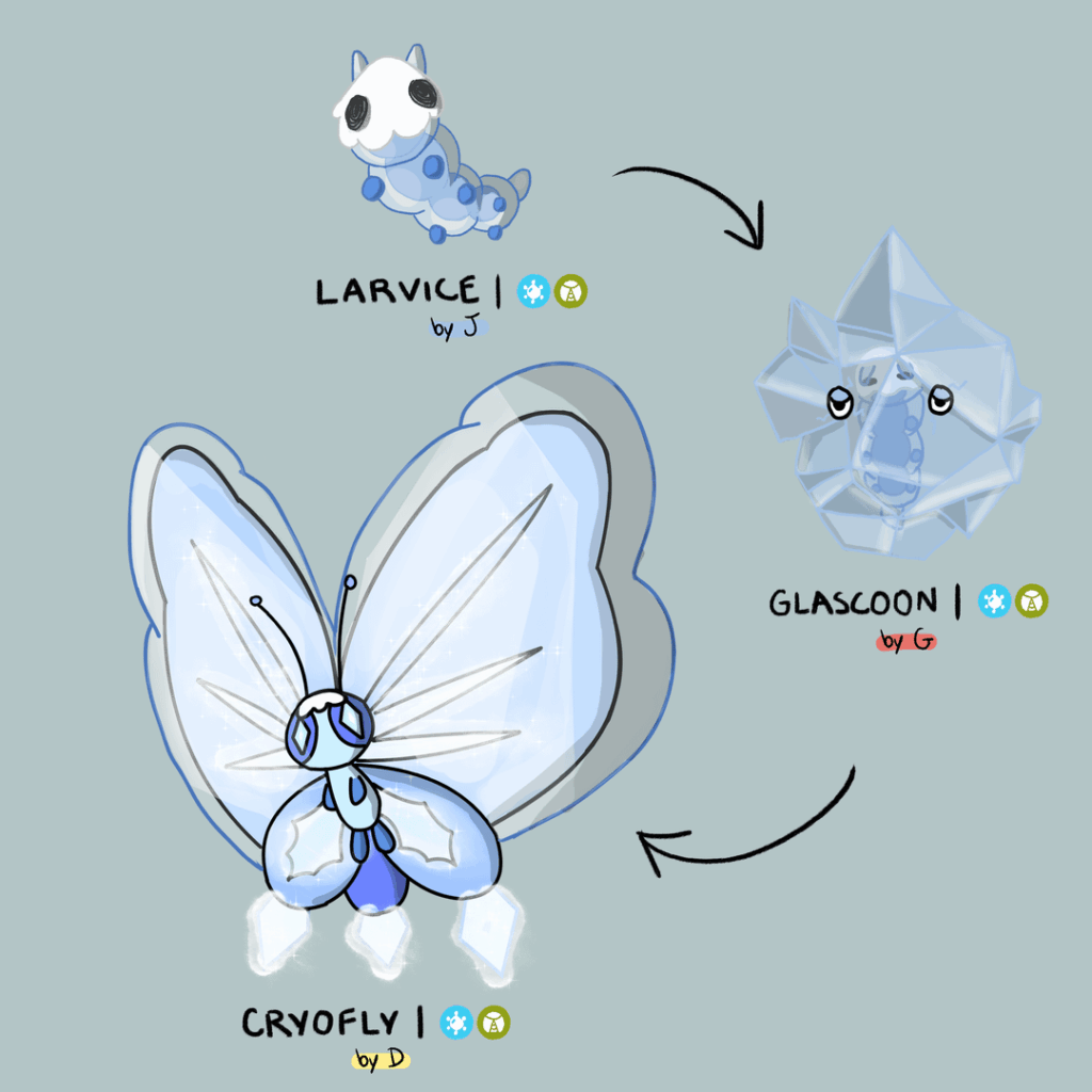 3 friends evolve each other's mons