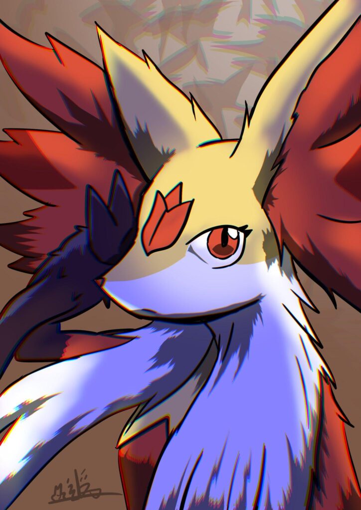 [OC] Mega Delphox