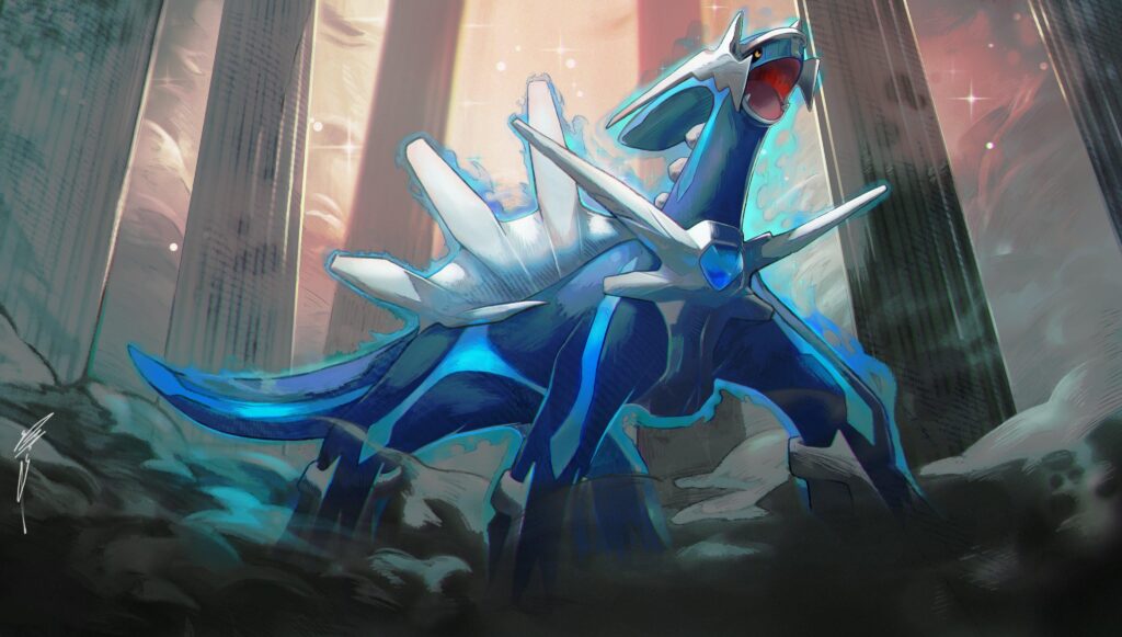 Painted a Dialga piece, can’t wait to see it embossed! ☄️