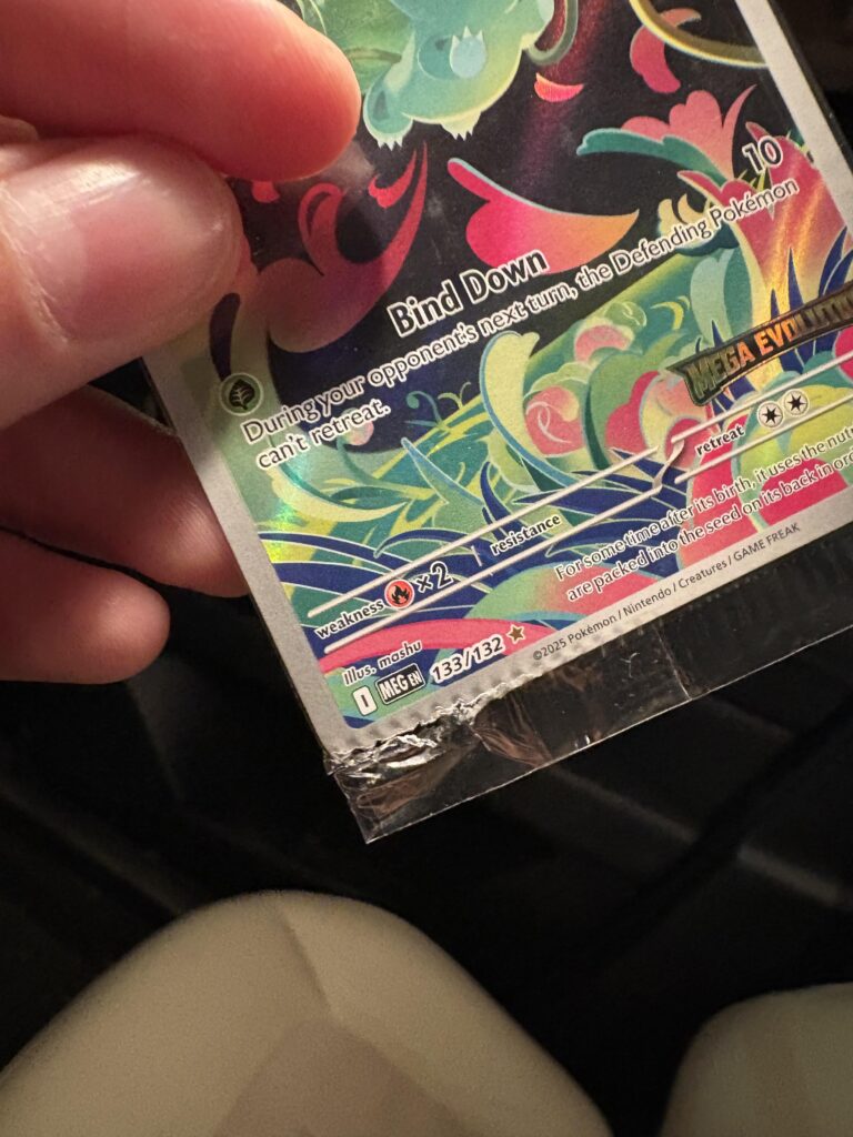 Enhanced booster box promo came like this out the box