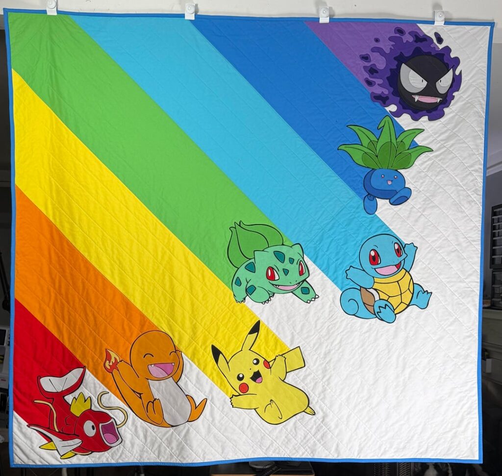 Pokémon quilt [OC]