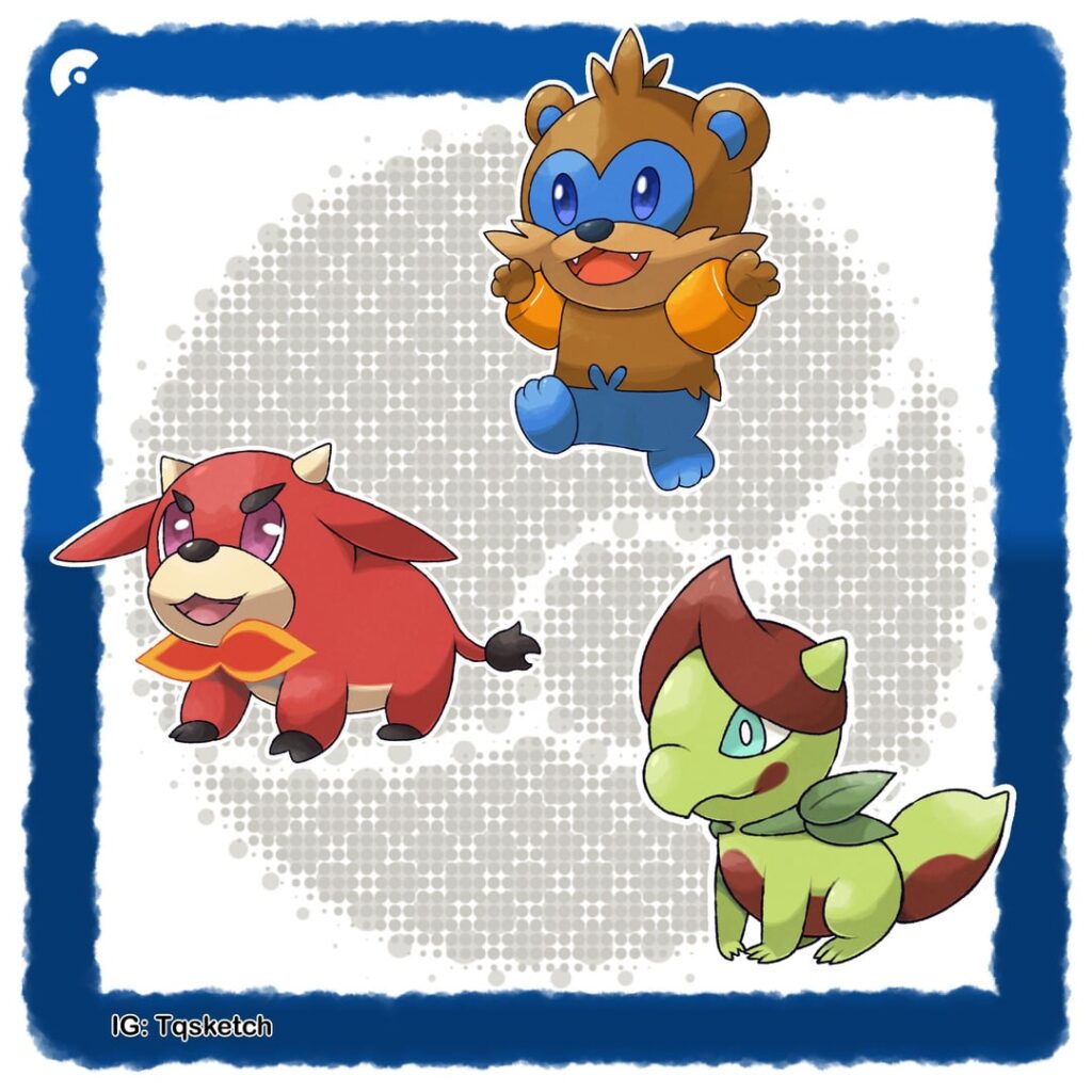 The Amarian Starters! (re rendered)