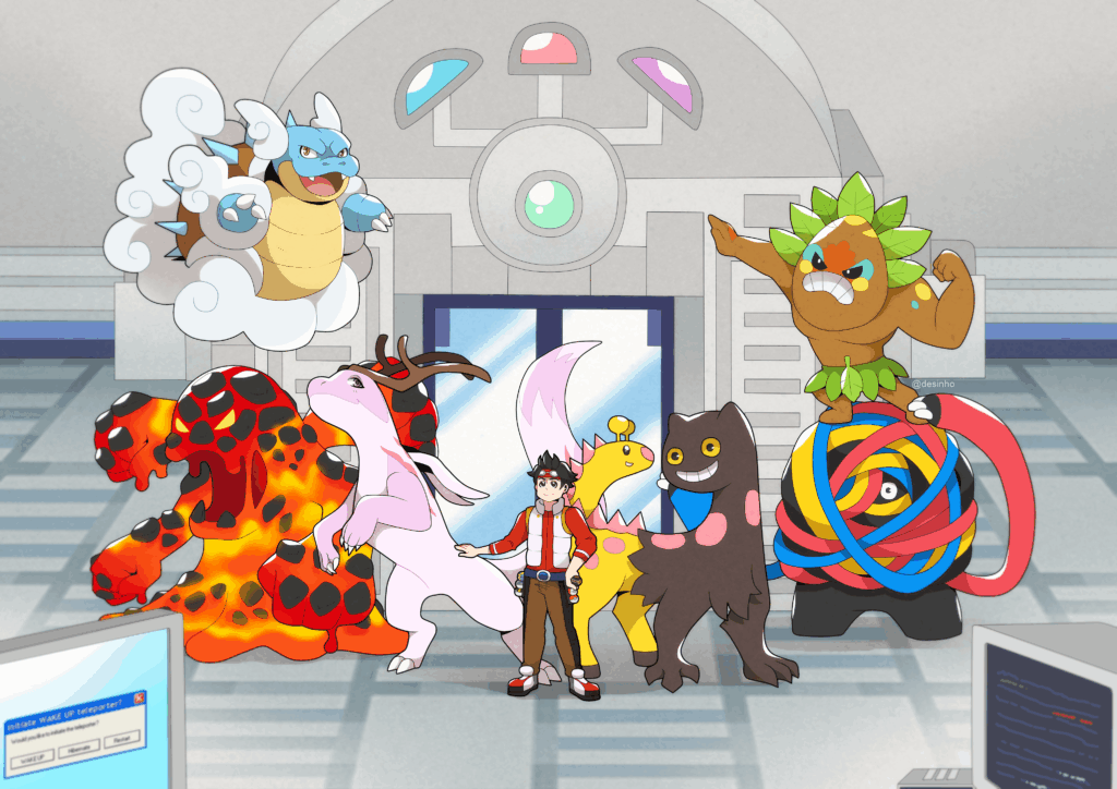 [OC] Pokemon Infinity Team 🖥️✨