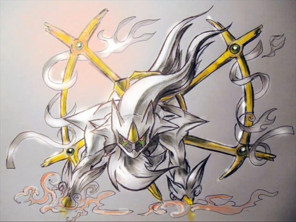 OG Arceus fanart from the DP rumor days (2007-2008)