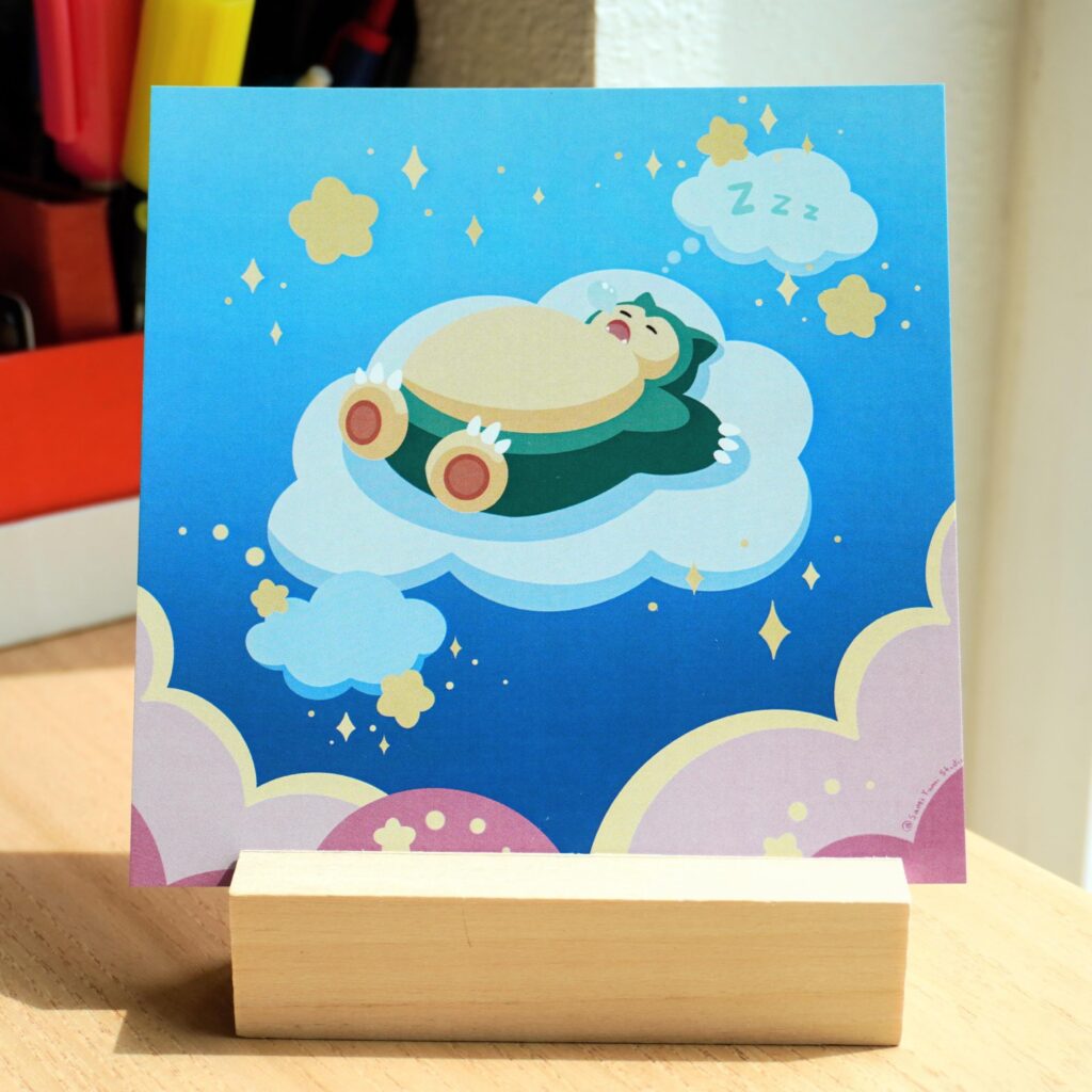 Sleeping snorlax by Sami yami studios