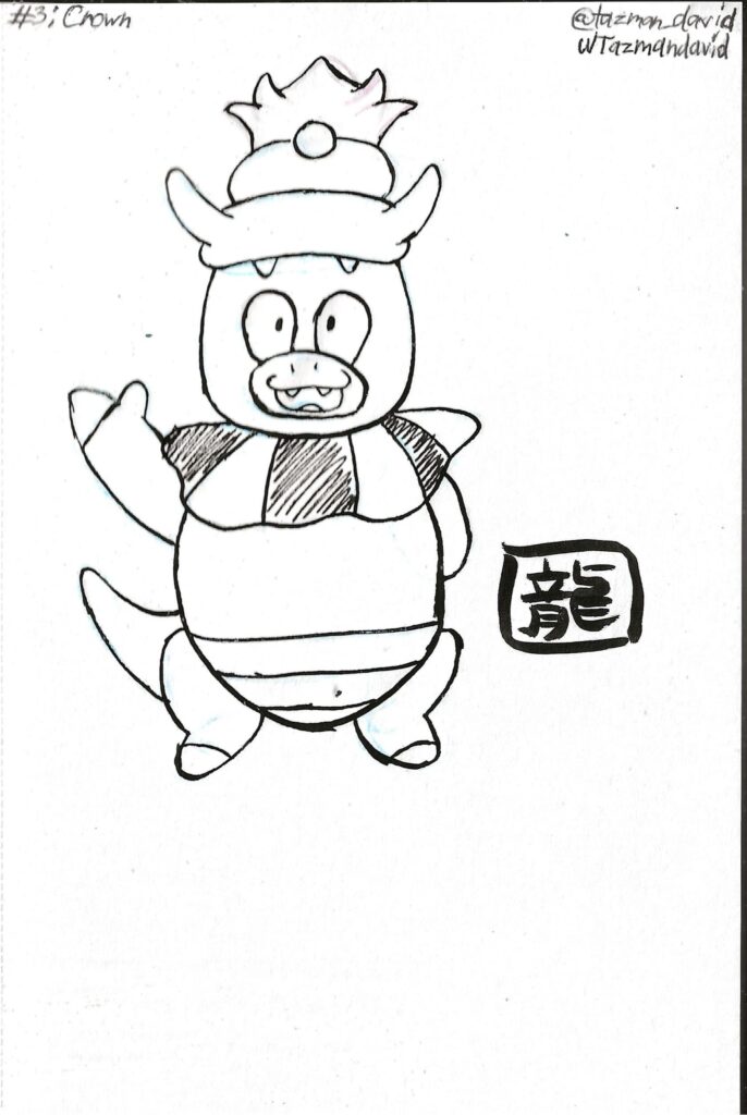 Inktober 2025 Day 3 - Crown (Late Addition) [OC]