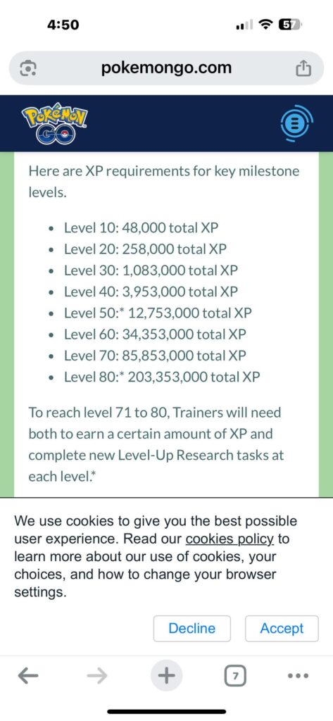 Pokrmon level 80