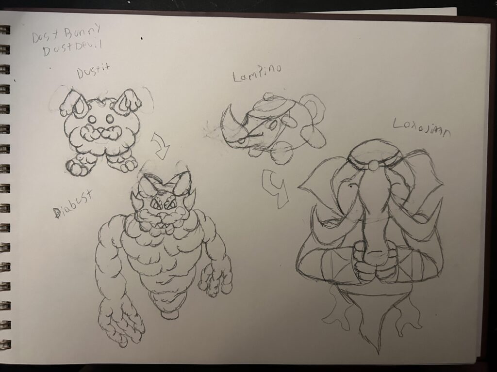 Two legless spirt lines