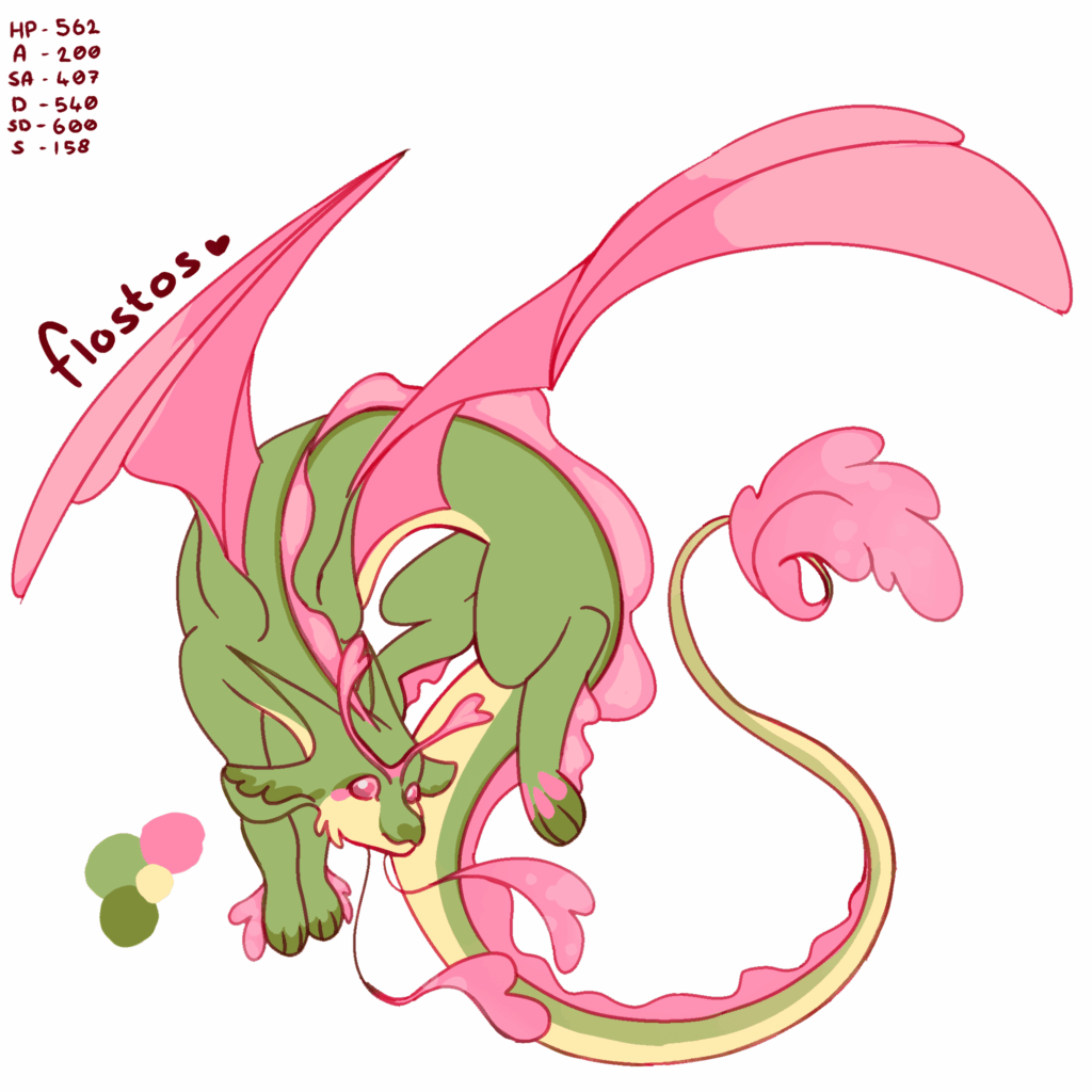 Rate my fakemon Flostos! C: