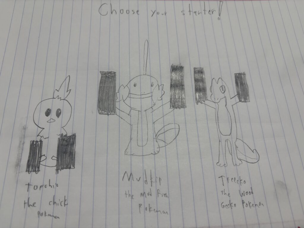 Doodled this in Science class today.