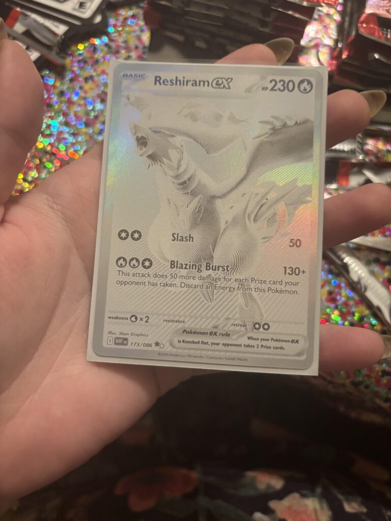 I pulled the Reshiram at my birthday party!