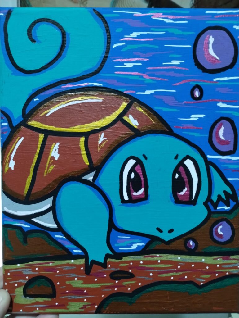 Squirtle Painting I did hope you all like it