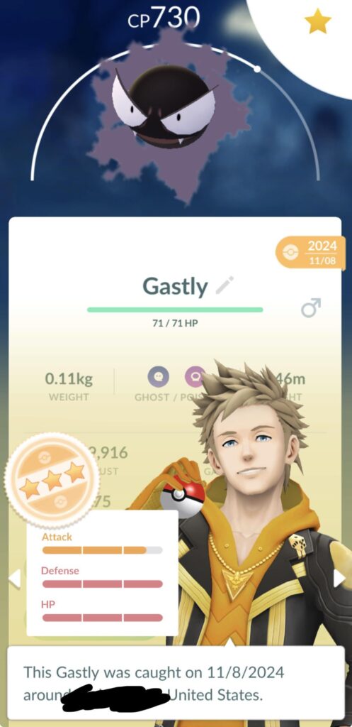 Did I miss getting Gengar with “lick”?