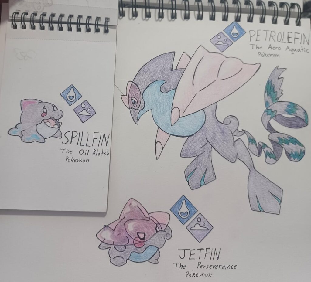 The Complete Water Starter Line of the WHEBORO Region.