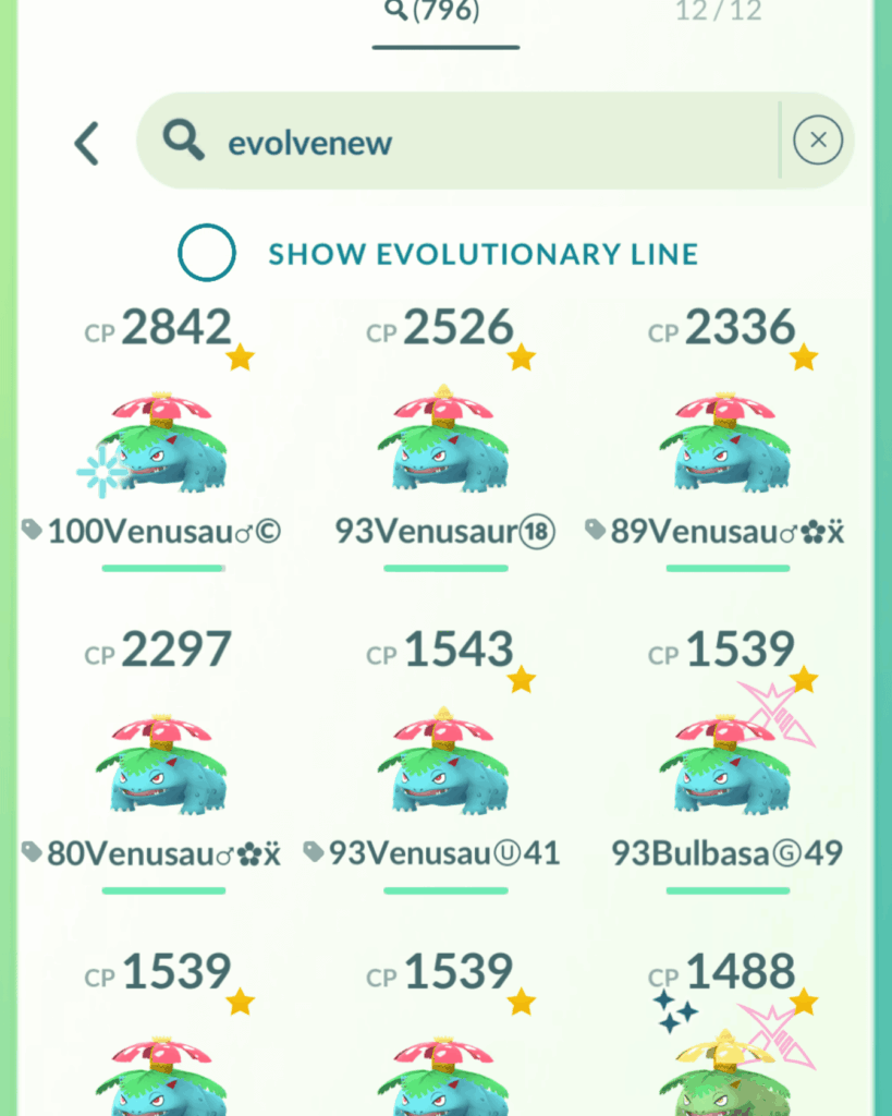 I was this days old when I discovered 'evolvenew' displays all Pokemon you have which can evolve to fill an empty spot in your Pokedex