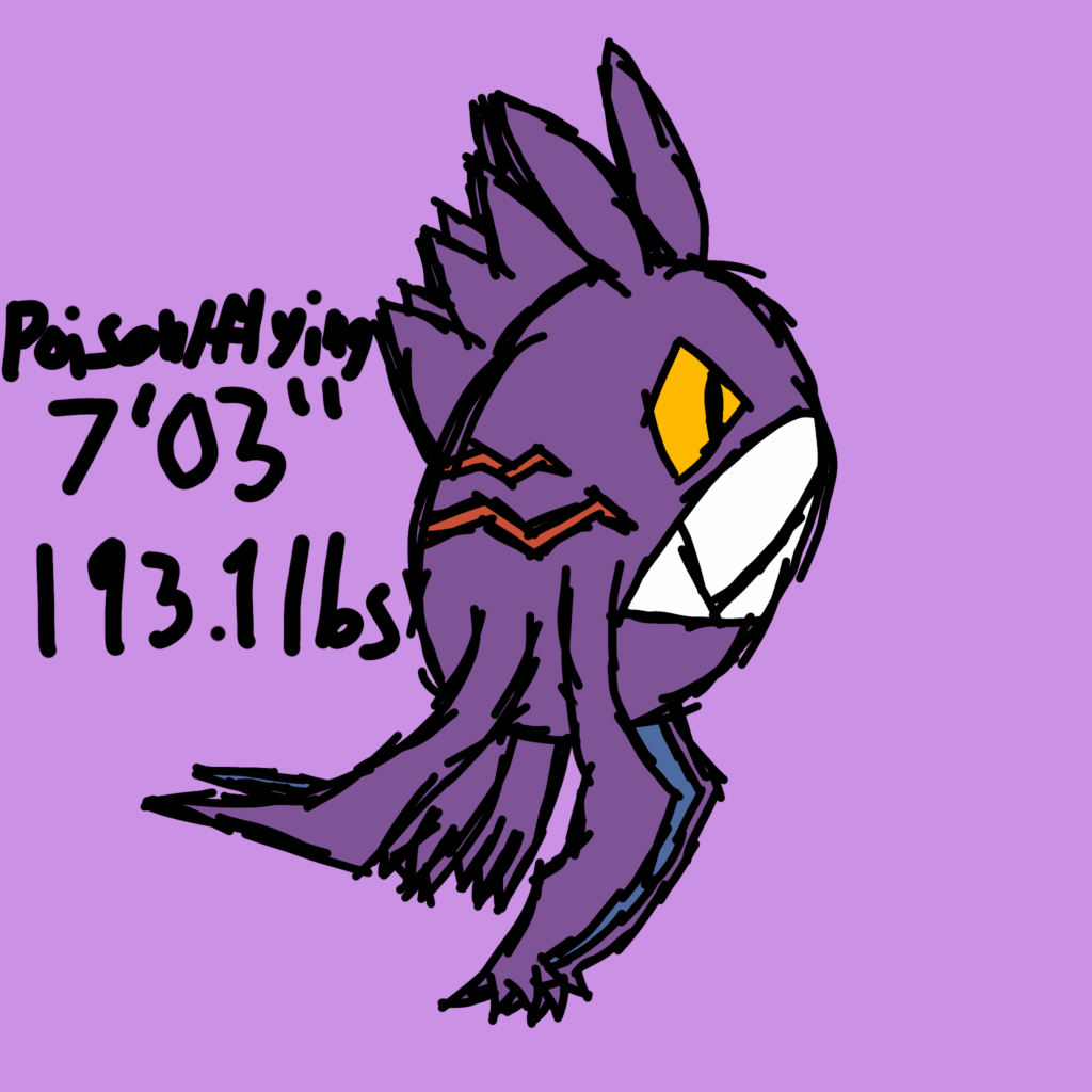 Creating a mega evolution every day until Pokemon legends z-a comes out - Day 13: Mega crobat