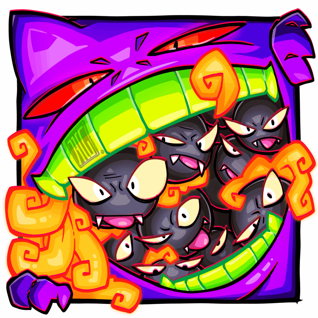 Halloween Ghost Types; Day 22! Gengar!