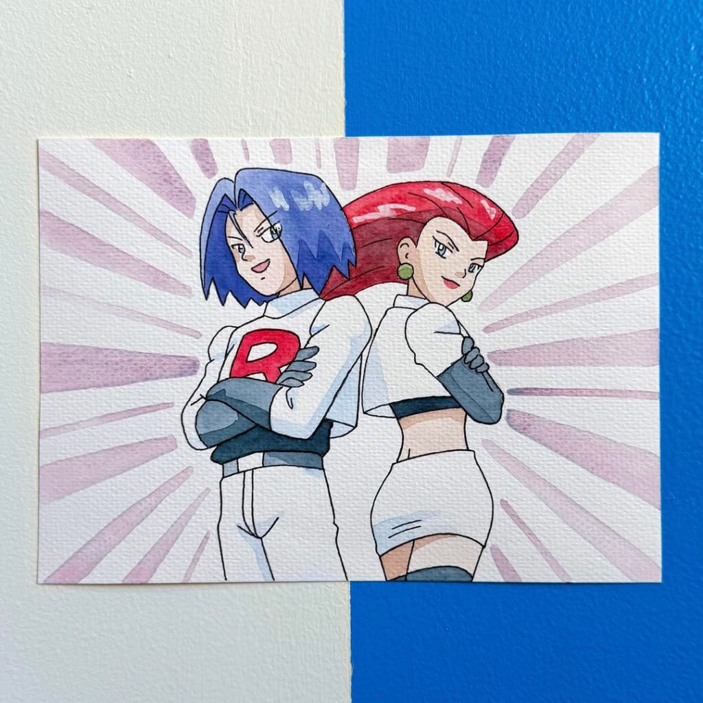 Quick watercolors 🩷 which is your favorite?