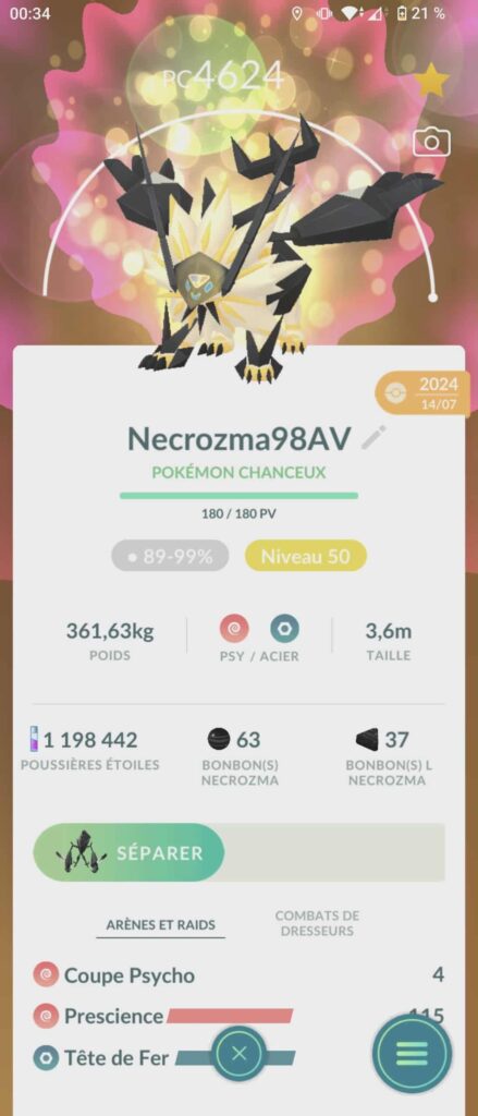 Necrozma not having special move