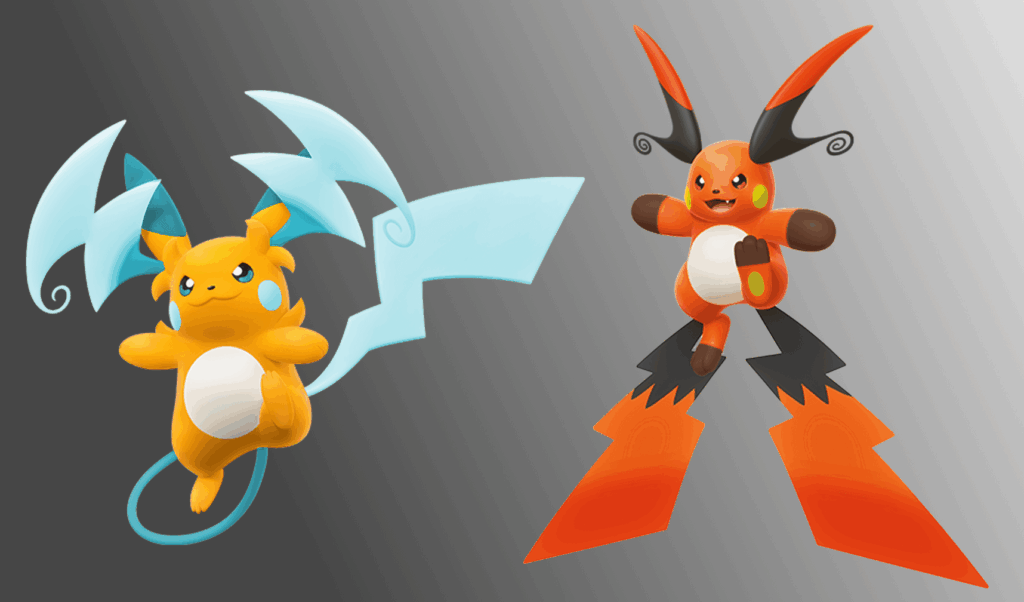Shiny Mega Raichu X & Y (Recolored) [OC]