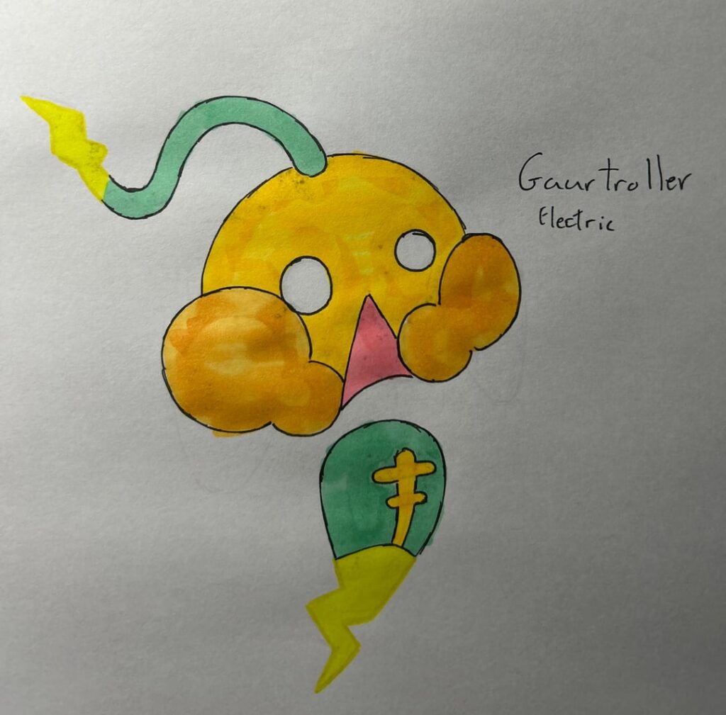 Some electric types for my Creepypasta/ analog horror inspired fakemon region